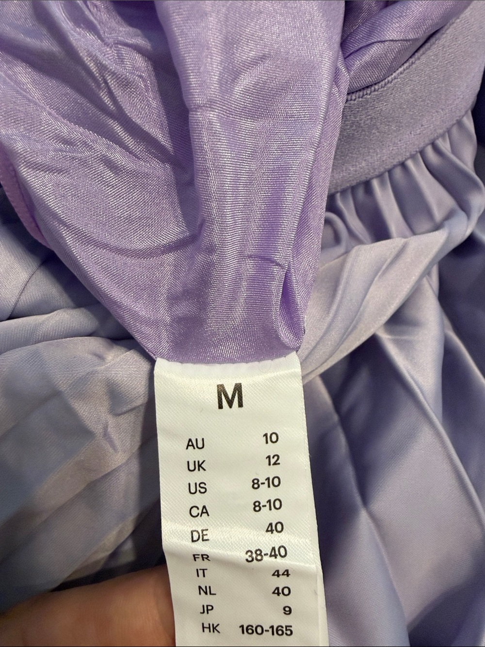 Lilysilk Pleated Lavender Midi Skirt - Women size M brand new length 30” W 26” - Picture 7 of 9